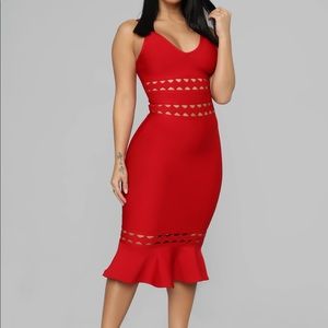 Put Me On The List Midi Dress